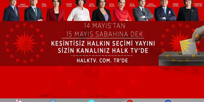 Seçim Sonuçları Ne Zaman Açıklanır? En Güncel Sonuçlar Anı Anına Halk TV'de