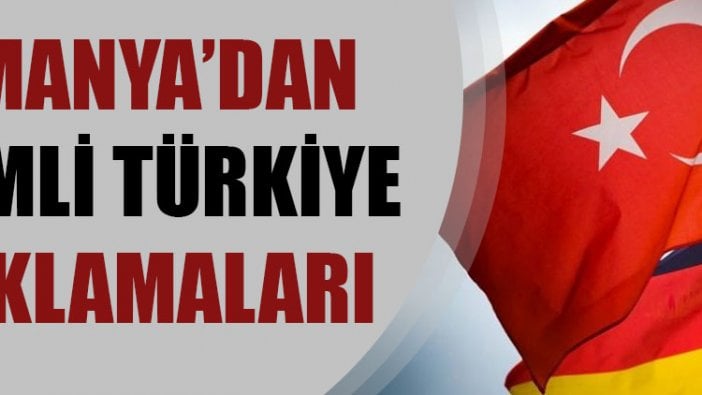 Almanya'dan önemli Türkiye açıklamaları