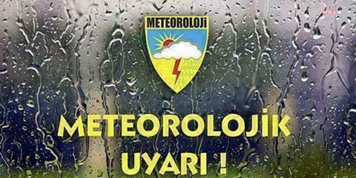 Meteoroloji o bölgeyi toz fırtınasına karşı uyardı!