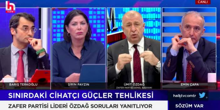 Ümit Özdağ Halk TV ekranlarında konuştu: 'Esad ile anlaşıp geri dönüşü sağlayacağız'