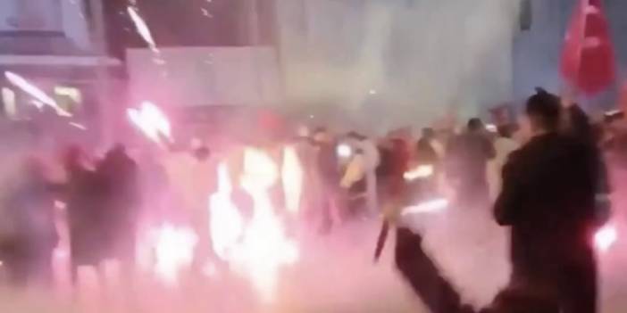 Havai Fişekli Seçim Kutlaması Ortalığı Savaş Alanına Çevirdiler
