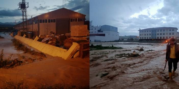 Samsun'u Sağanak Vurdu; Caddeler ve Binalar Su Altında...