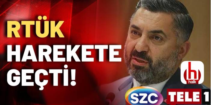 RT&Uuml;K'ten Halk Tv, Tele1, Tv5, Flash Haber ve Szc Tv'ye inceleme!