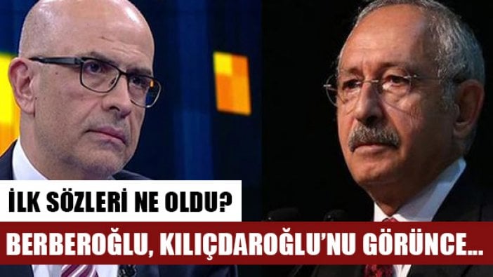 Berberoğlu kendisini cezaevine gelen Kılıçdaroğlu'na ilk sözleri bu oldu