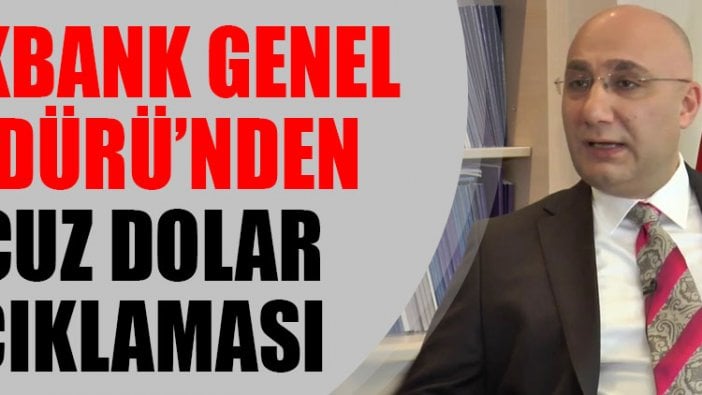 Halkbank Genel Müdürü'nden ucuz dolar açıklaması