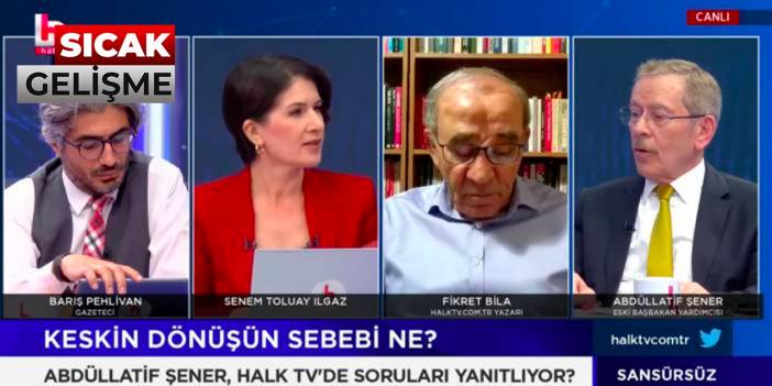 Halk TV Canlı Yayınında Duyurdu! Abdüllatif Şener CHP'den İstifa Ettiğini Açıkladı