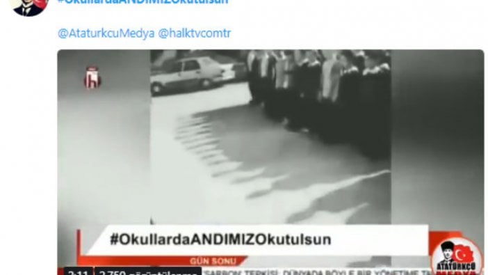 Sosyal medya ayağa kalktı: #OkullardaANDIMIZOkutulsun