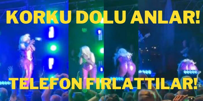 Konserde Korku Dolu Anlar! Ünlü Şarkıcıya Telefon Fırlatıldı