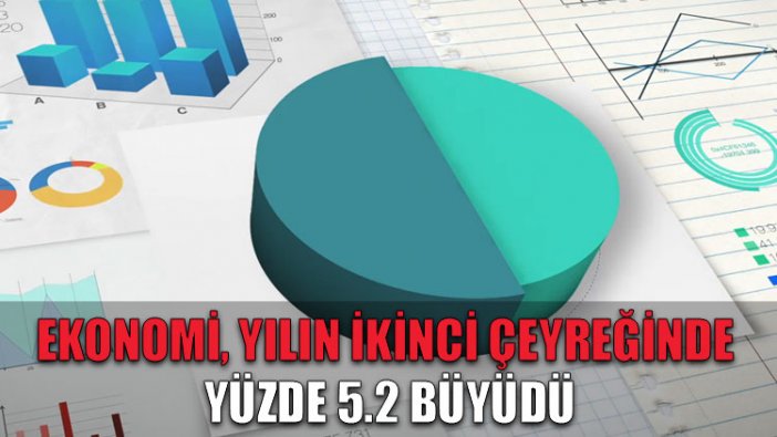 TÜİK: Ekonomi yılın ikinci çeyreğinde yüzde 5.2 büyüdü