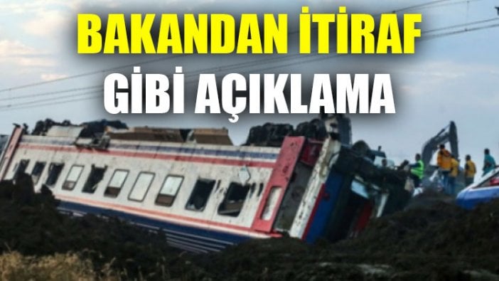 Ulaştırma Bakanı’ndan itiraf gibi açıklama