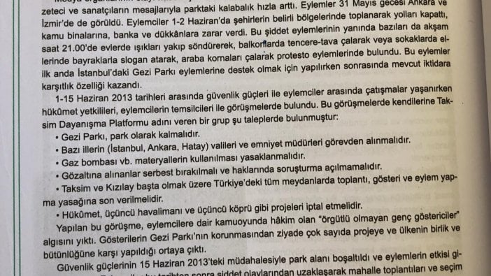 Gazladılar, copladılar kendi tarihlerini yazıyorlar: Ders kitabında Gezi Direnişi!