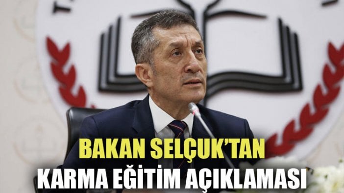 Milli Eğitim Bakanı Selçuk'tan karma eğitim açıklaması