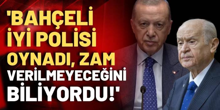 Erdoğan - Bah&ccedil;eli g&ouml;r&uuml;şmesine dair g&uuml;ndemi sarsacak iddia: Zam belli oldu, emekliler harekete ge&ccedil;ti!
