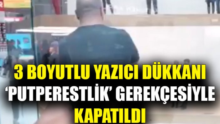 3 boyutlu yazıcı dükkanı 'putperestlik' suçlaması sonrası kapatıldı