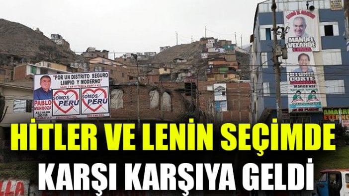 Hitler ve Lenin seçimde karşı karşıya geldi