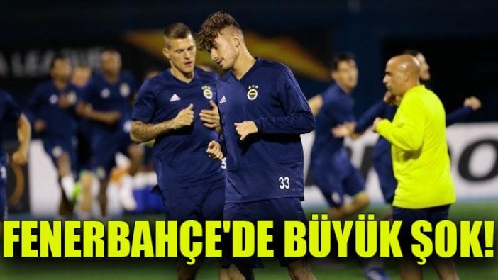 Fenerbahçe'de büyük şok!