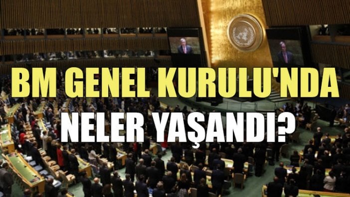 BM Genel Kurulu'nda neler yaşandı?