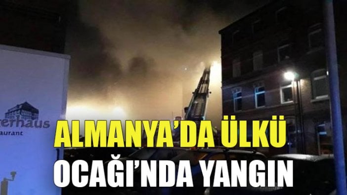 Almanya’da Ülkü Ocağı’nda yangın