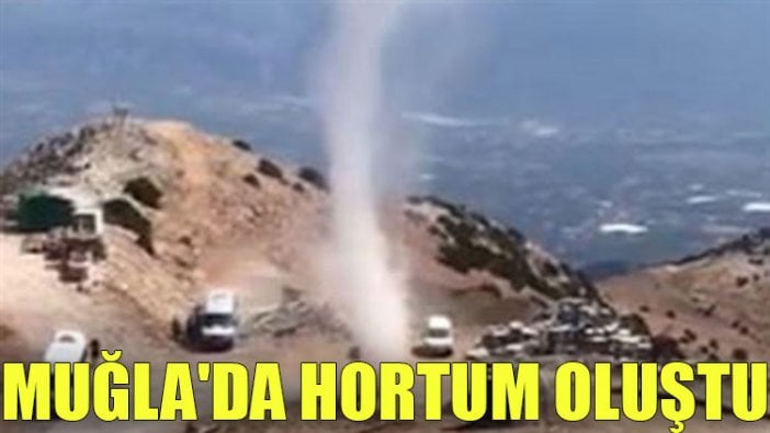 Muğla'da hortum oluştu