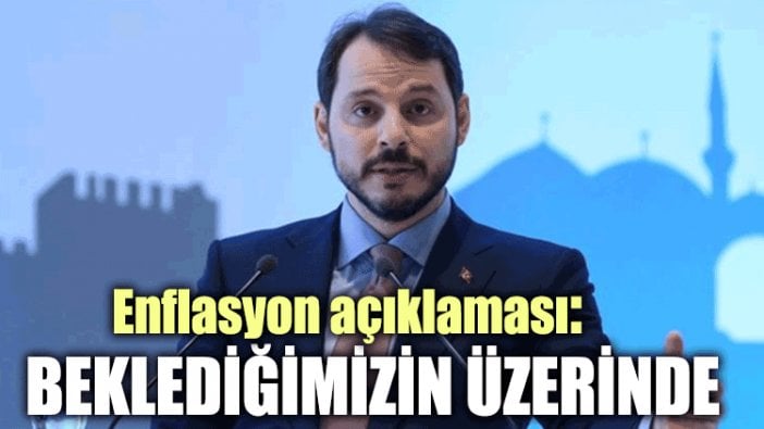 Bakan Albayrak’tan enflasyon açıklaması