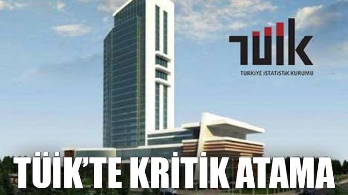 TÜİK'te kritik atama