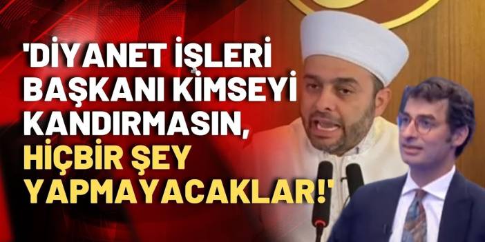Diyanet Ulu&ccedil;ınar Camisi İmamı Halil Konak&ccedil;ı hakkında inceleme başlattı! Barış Terkoğlu'ndan tepki!