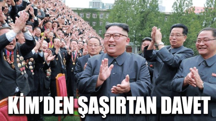 Kim’den şaşırtan davet