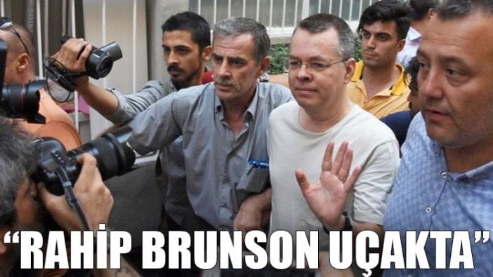 Reuters: Rahip Brunson uçakta