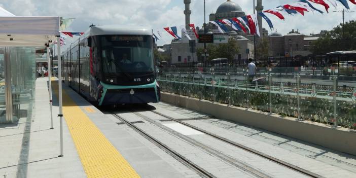 Alibeyköy-Eminönü Tramvay Hattı'nın Eminönü-Cibali İstasyonu 30 Ağustos'ta hizmete giriyor