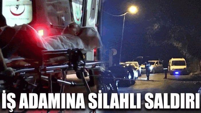 İş adamına lüks aracında silahlı saldırı