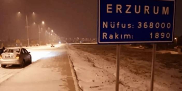 Erzurum'da Yaz Günü Termometreler 4,7'yi Gösterdi