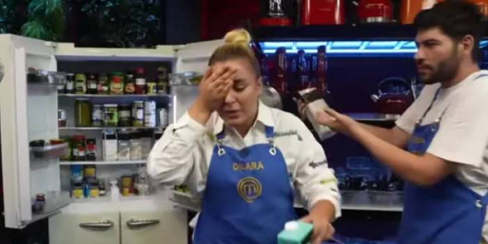 Bir anda her şey birbirine girdi... MasterChef’te Dilara’nın çığlıkları bir anda yükseldi! 'Gözüme yumruk attın'