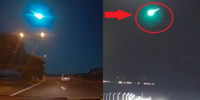 Geceyi Gündüz Gibi Aydınlattı! Türkiye'ye Meteor Düştü İddiası! 4 İlden Görüldü...
