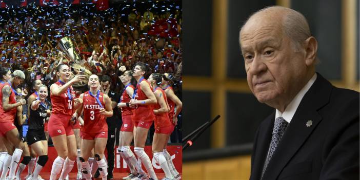 Bahçeli'den, A Milli Kadın Voleybol Takımı'na Tebrik