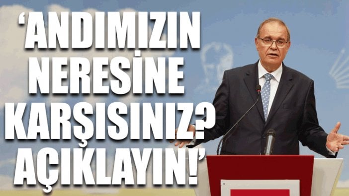 CHP’li Faik Öztrak: Açıklayın ‘Andımız’ın neresine karşısınız?