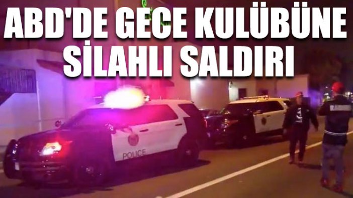 ABD’de gece kulübüne silahlı saldırı