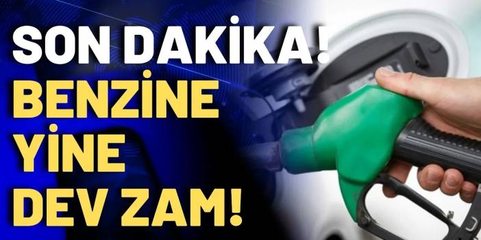 Akaryakıt zammı durmak bilmiyor: Benzine bir dev zam daha!