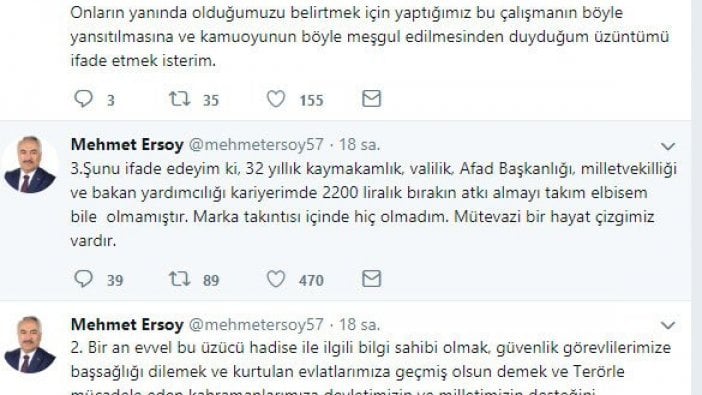 Bakan yardımcısından ‘atkı’ açıklaması