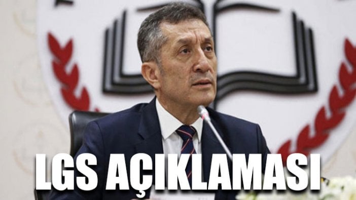 Bakan Selçuk'tan LGS açıklaması