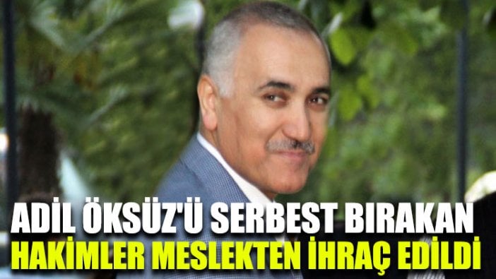 Adil Öksüz'ü serbest bırakan hakimler meslekten ihraç edildi