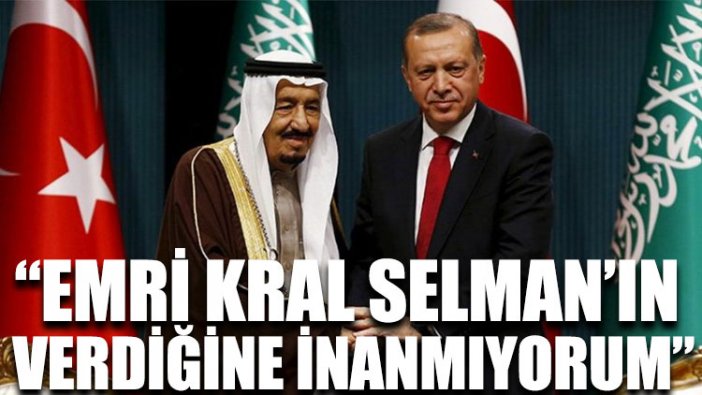 Cumhurbaşkanı Erdoğan’dan Kaşıkçı makalesi: Emri Kral Selman’ın verdiğine inanmıyorum