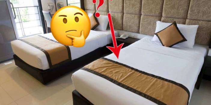 Görmeye alışıksınız ama hiç düşündünüz mü? Otel odalarında yatakların üzerine yatay örtülen  o örtü gerçekte ne işe yarıyor?