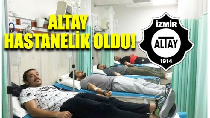 Altay hastanelik oldu!