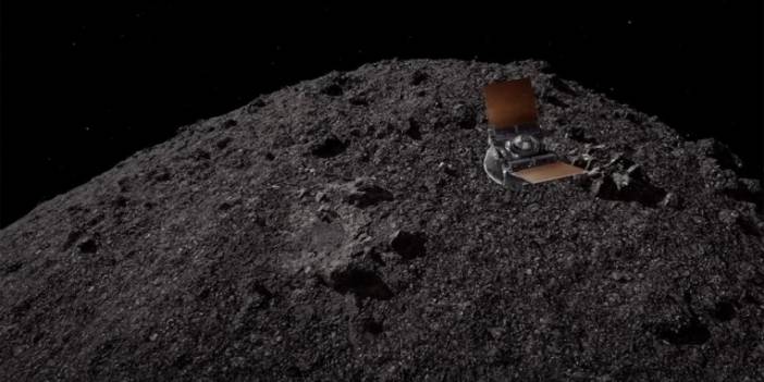 NASA, Bennu'dan Örnekler Topladı... En Az Bir Fincan Moloz İçeriyor!