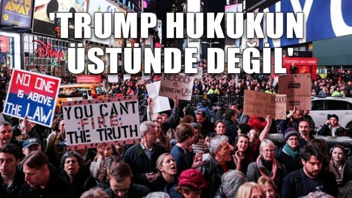 'Trump hukukun üstünde değil'