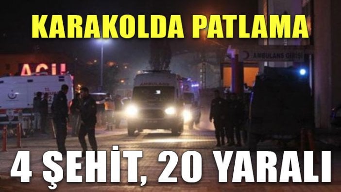 Karakolda patlama: Şehit sayısı 7'ye yükseldi