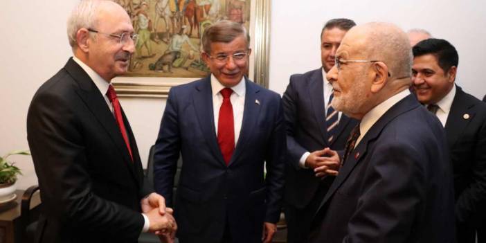 Kılıçdaroğlu, Karamollaoğlu ve Davutoğlu ile görüştü