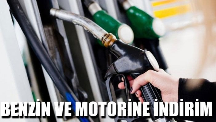 Benzin ve motorine indirim