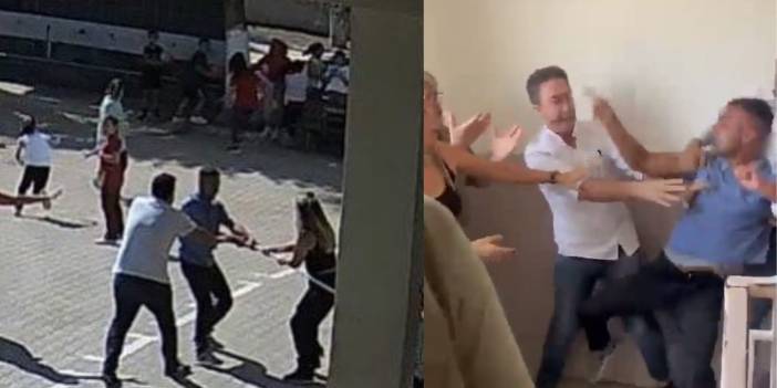 Adana'da Skandal Olay Kameralarda! Kız Kardeşinin Okumasını İstemedi, Okulu Bastı: 5 Öğretmen Yaralı!