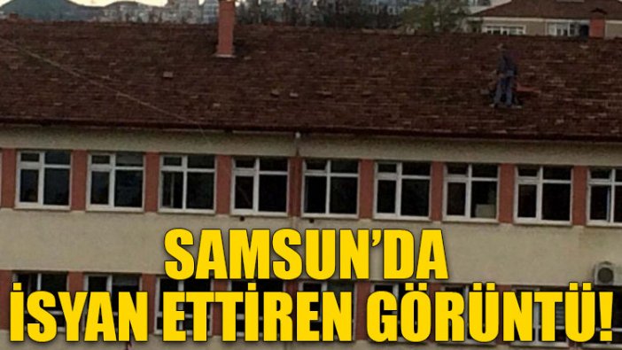 Samsun’da isyan ettiren görüntü!